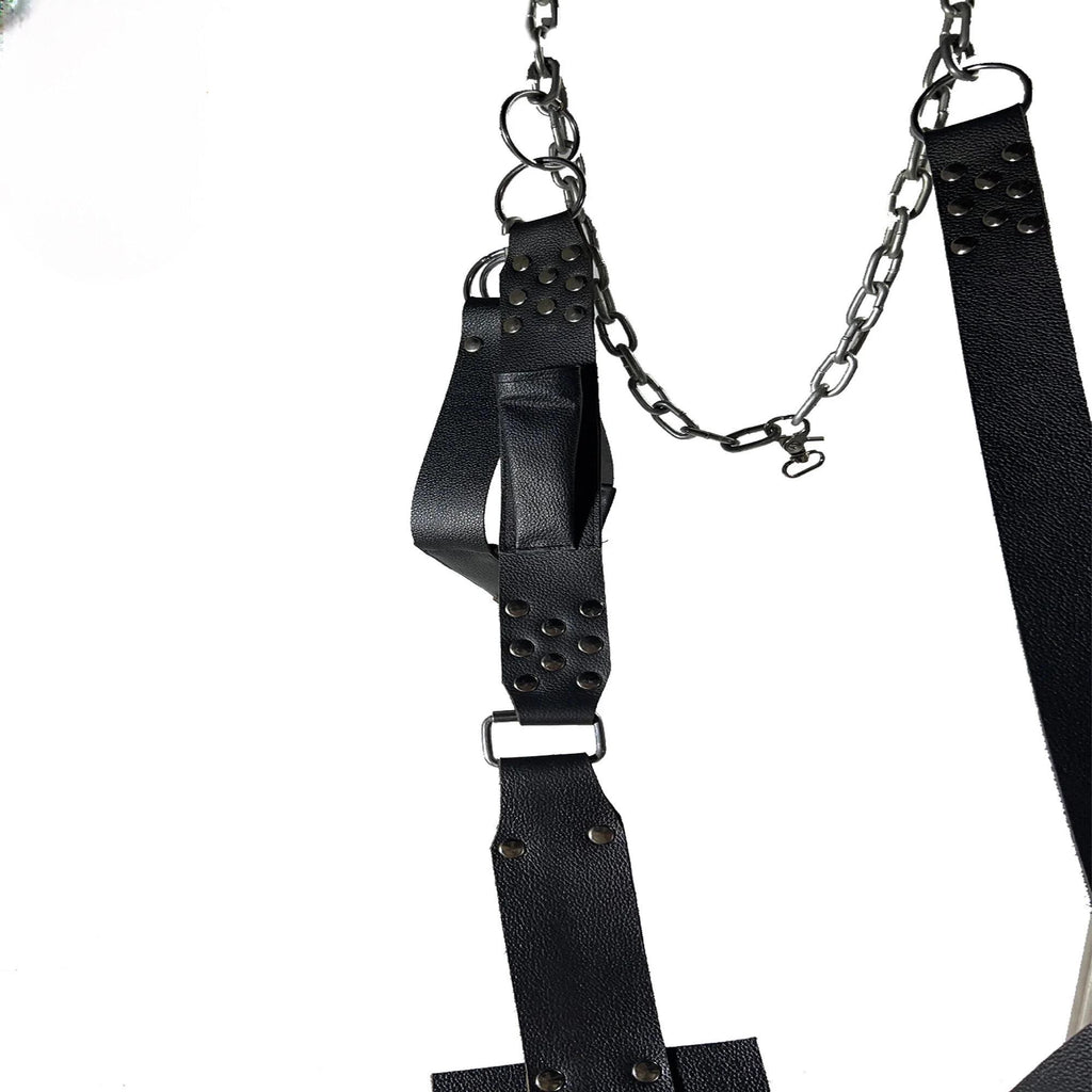 Exclusive Original Leather Sex Swing, Adult Sex Sling, Bondage Swing, Sex Hammock, BDSM Swing, Adult Bondage Toy, Restraint Swing