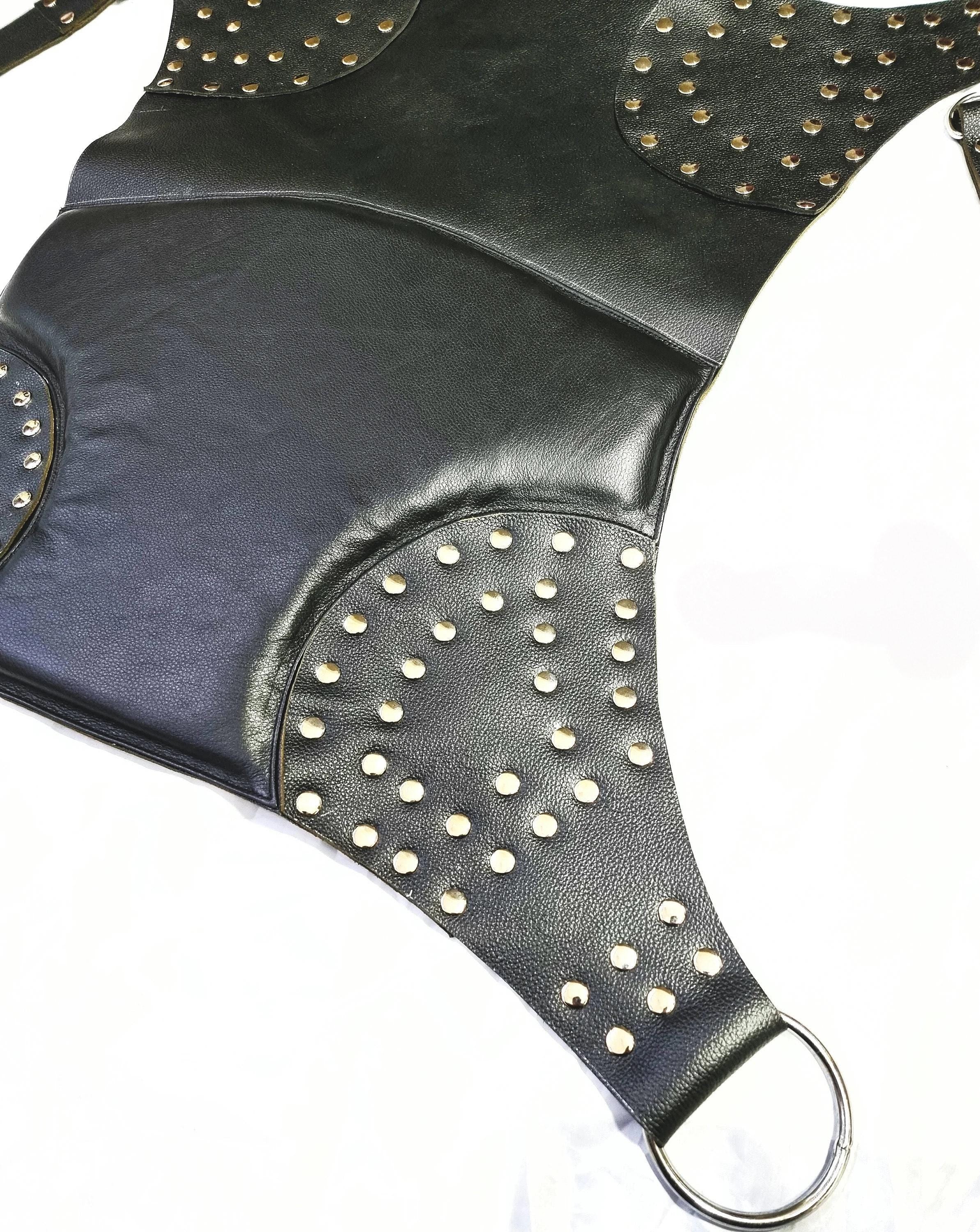 Genuine Buffalo Leather Sex Swing, Adult Sex Sling, Bondage Swing, Sex Hammock, BDSM Swing, Adult Bondage Toy, Swing with Leg stirrups.