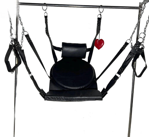 Exclusive Original Leather Sex Swing, Adult Sex Sling, Bondage Swing, Sex Hammock, BDSM Swing, Adult Bondage Toy, Restraint Swing