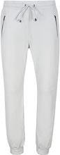 Men's White Leather Joggers pants