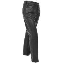 Ladies Black Genuine Leather Jeans pants