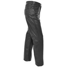 Ladies Black Genuine Leather Jeans pants